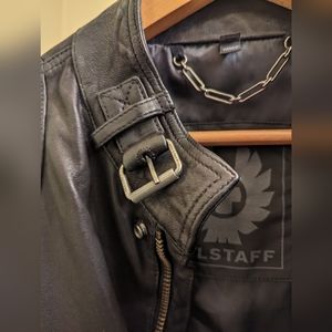Belstaff Speedmaster 2016, BNWT, Deadstock, Black Leather Moto Jacket